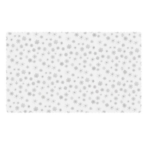 Vánoční ubrus 220x140cm bílý vločky Ruhhy 22791 ~ 4