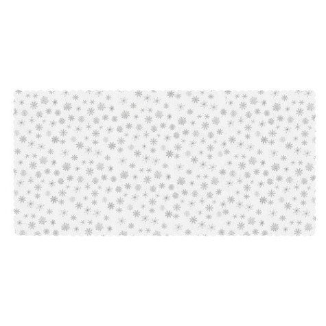 Vánoční ubrus 260x140cm bílý vločky Ruhhy 22792 ~ 2