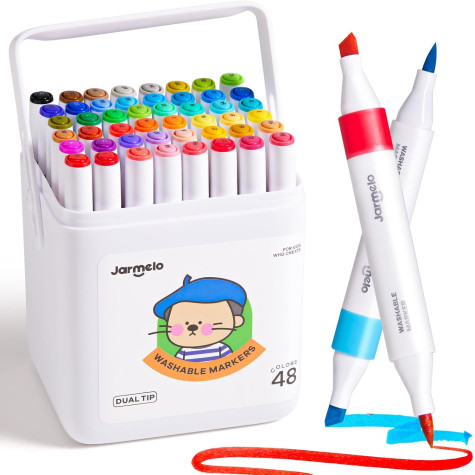 Jarmelo Oboustranné fixy se dvěma hroty v boxu 48 ks ~ 1