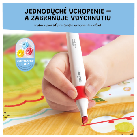 Jarmelo Oboustranné fixy se dvěma hroty v boxu 48 ks ~ 6