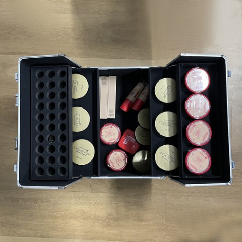 Přenosný kosmetický kufřík XL černý Soulima 22529 ~ 5