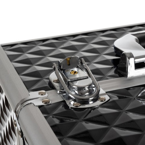 Přenosný kosmetický kufřík XL černý Soulima 22529 ~ 7