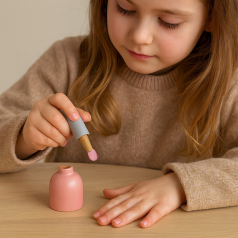 Dřevěná kosmetická sada pro děti Kruzzel 26457 ~ 4