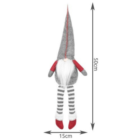 Sedící elf 50 cm šedý Ruhhy 11426 ~ 8