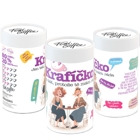 FixiCoffee Krafíčko Jen tak, protože tě mám ráda 250g zrnková káva ~ 2