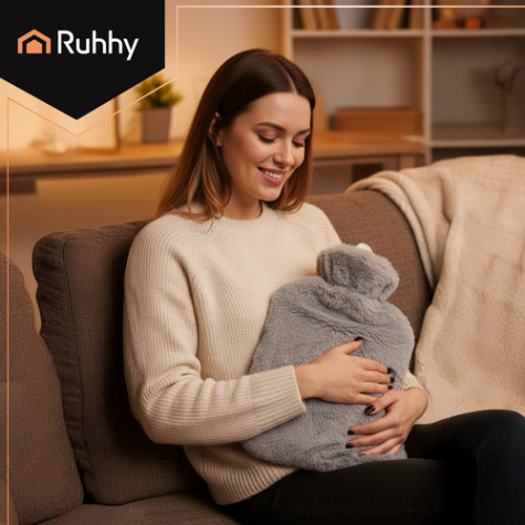 Gumová láhev Termofor šedý 3500ml Ruhhy 26384 ~ 3