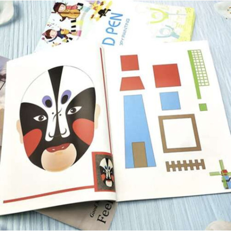 Kniha se šablonami pro 3D pero Maaleo 22734 ~ 6