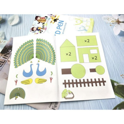 Kniha se šablonami pro 3D pero Maaleo 22734 ~ 8