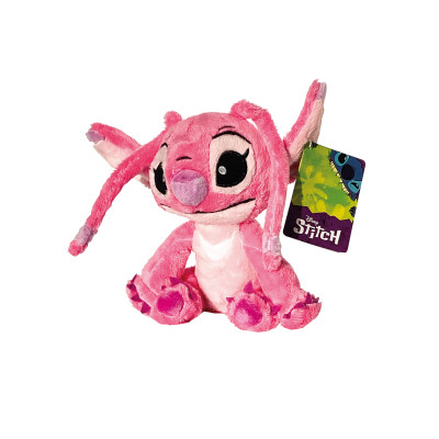Dino Angel sedící plyš 20 cm Stitch růžová