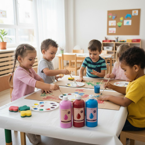 Barvy plakátové 1000 ml 12 ks Maaleo 26345 ~ 3