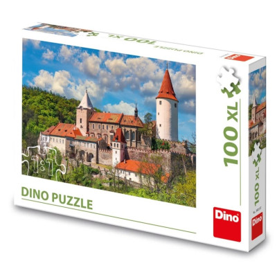 Dino Puzzle Hrad Křivoklát 100 XL dílků