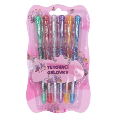 Wiky Gelové pero tetovací sada 6 ks