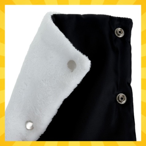 Rukavice na kočárek černé Kruzzel 25814 ~ 7