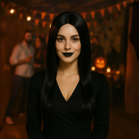 Paruka s copánky - černá Soulima 26861 ~ 2