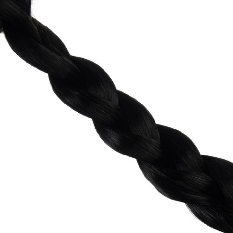 Paruka s copánky - černá Soulima 26861 ~ 3