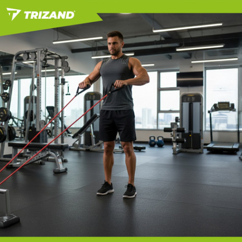 Sada posilovacích gum TRX s rukojetí 5 ks Trizand 25880 ~ 4