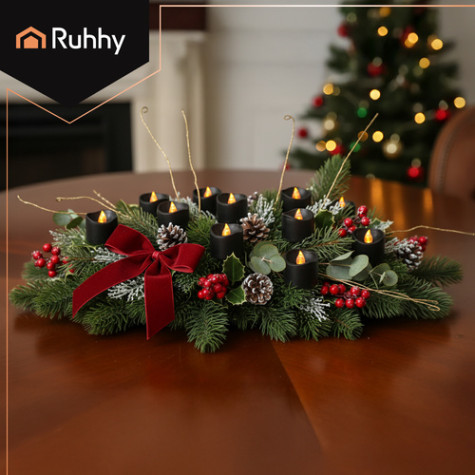 LED svíčky 3,6cm černé 12 ks Ruhhy 26128 ~ 4