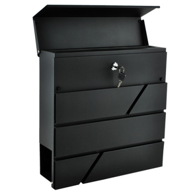 Poštovní schránka z oceli antracit Malatec 6238