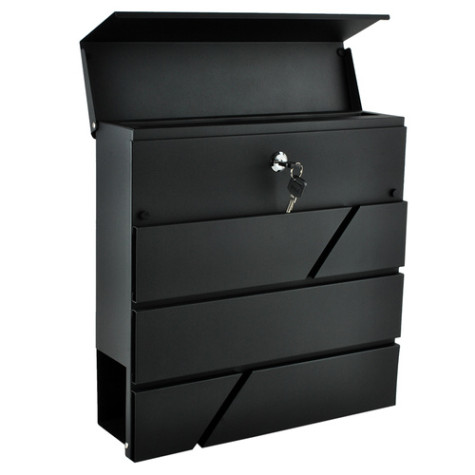 Poštovní schránka z oceli antracit Malatec 6238 ~ 1