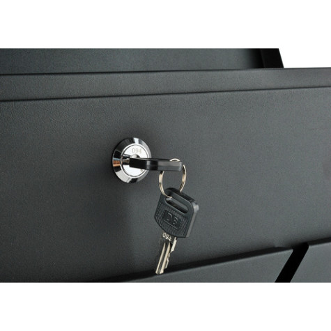 Poštovní schránka z oceli antracit Malatec 6238 ~ 6