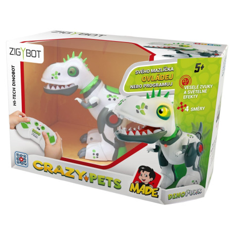MaDe Zigybot Robot Dino Punk na ovládání ~ 4