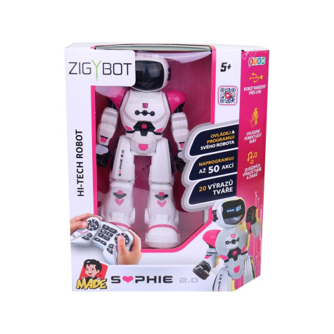 MaDe Zigybot Sophie 2.0 robot 27 cm na ovládání ~ 4