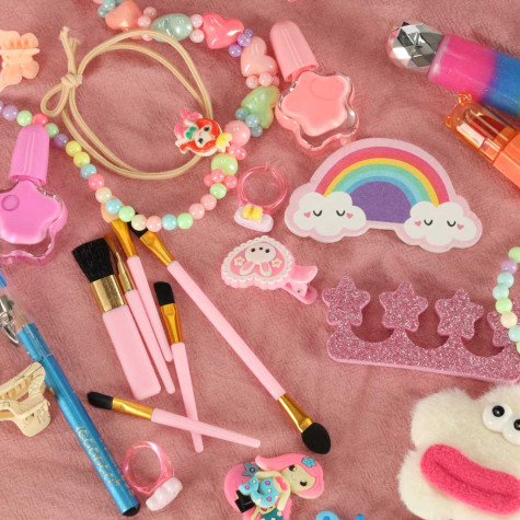 KIK Sada na líčení a nehty Makeup set Mořská panna ~ 10