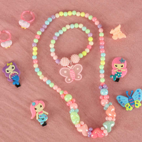 KIK Sada na líčení a nehty Makeup set Mořská panna ~ 11