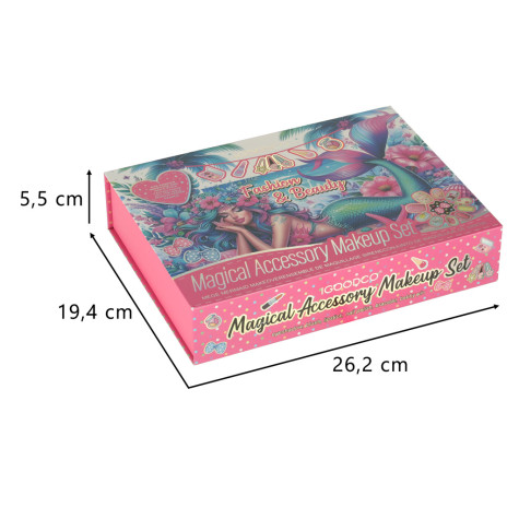 KIK Sada na líčení a nehty Makeup set Mořská panna ~ 14