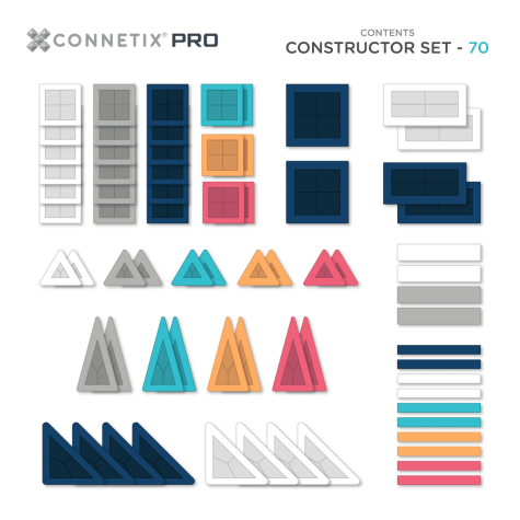 CONNETIX PRO Constructor Set 70 dílů ~ 7