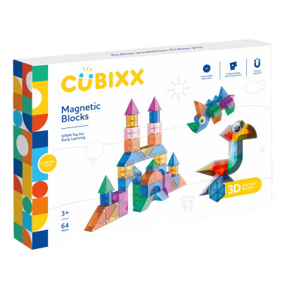 Cubixx Magnetické kostky Creative Pack 64 ks
