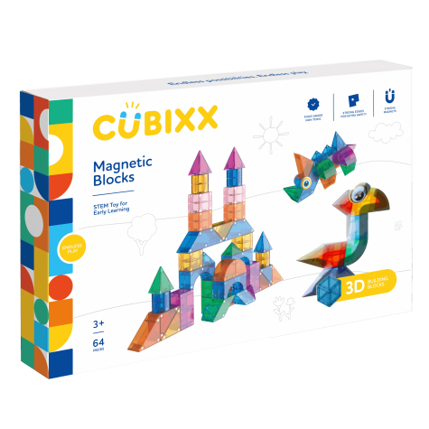 Cubixx Magnetické kostky Creative Pack 64 ks ~ 1