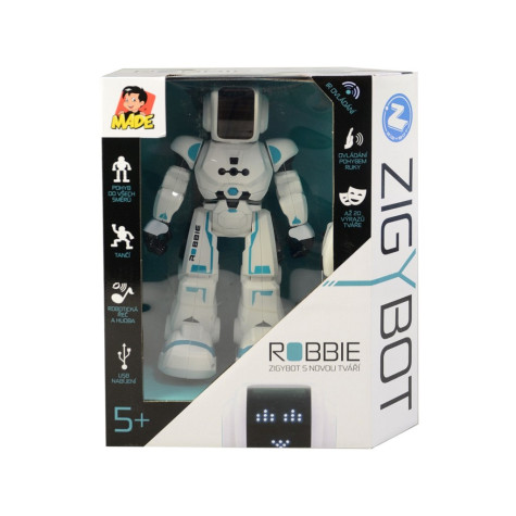 MaDe Zigybot Robbie robot 27 cm ~ 6