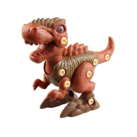Dinosaurus ke šroubování 15x20cm - hnědý ~ 2