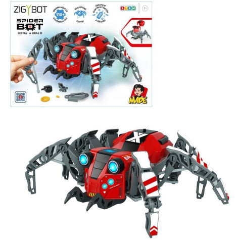 MaDe Zigybot SpiderBot stavebnice 110 dílků ~ 2