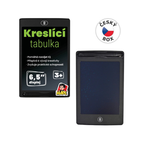 MaDe Kreslící tabulka černá 12x18cm ~ 1