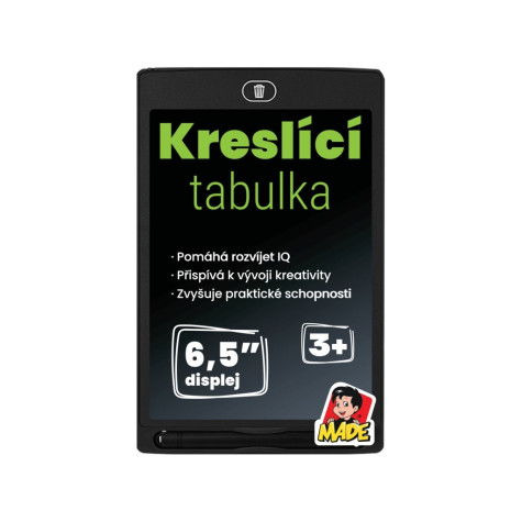 MaDe Kreslící tabulka černá 12x18cm ~ 3