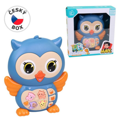 MaDe Zvířátko se zvuky a melodiemi Sova