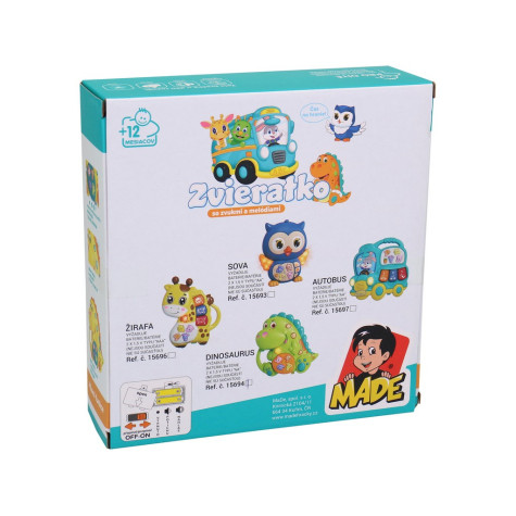 MaDe Zvířátko se zvuky a melodiemi Sova ~ 4