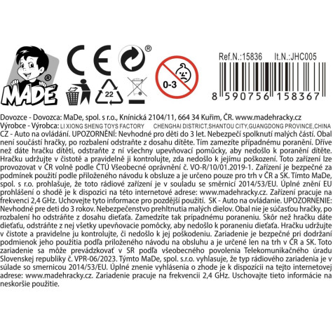 Ambulance RC na ovládání 22x12,5x8,5cm ~ 9