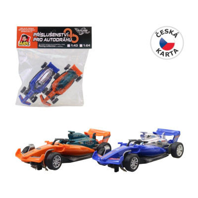 MaDe Náhradní autíčka k autodráze 2 ks Formule 1:43