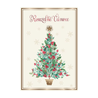 Albi Vánoční přání - Ozdobený stromeček