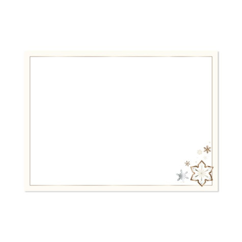 Albi Vánoční přání - Zlato stříbrné vločky ~ 2