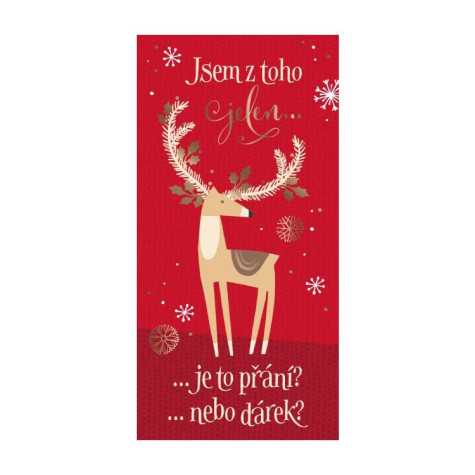 Albi Vánoční obálka na peníze - Jsem z toho jelen ~ 1