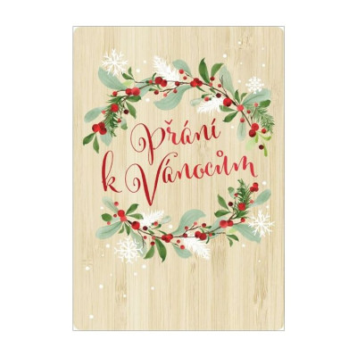 Albi Vánoční bambusové přání - Věnec