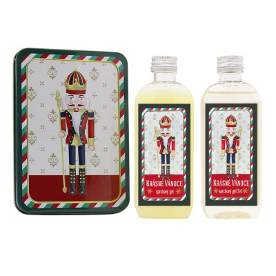 Dárková kosmetická sada v plechovém boxu - Louskáček