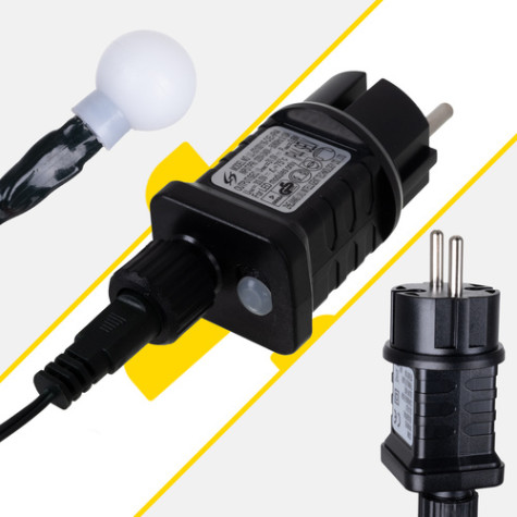 Vánoční světýlka koule 300LED 30m teplá bílá Izoxis 26264 ~ 4