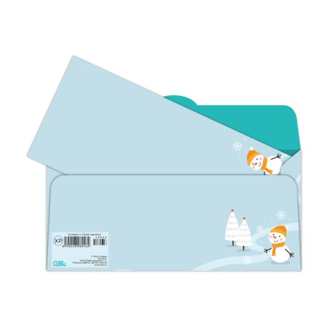 Albi Vánoční obálka na peníze - Sněhuláci ~ 2