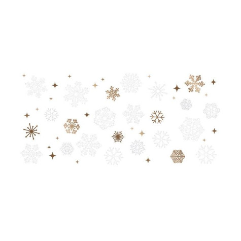 Albi Vánoční obálka na peníze - Bílo zlaté vločky ~ 1