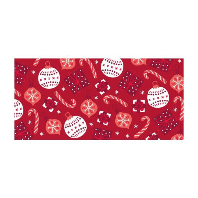 Albi Vánoční obálka na peníze - Červené ozdoby